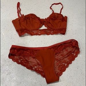 Free People bra and underwear set